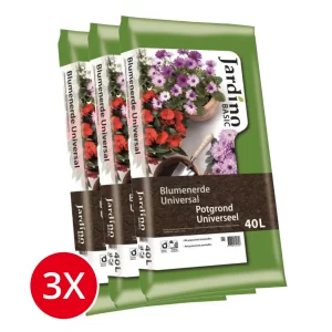 3x Jardino Basic universele potgrond 40L